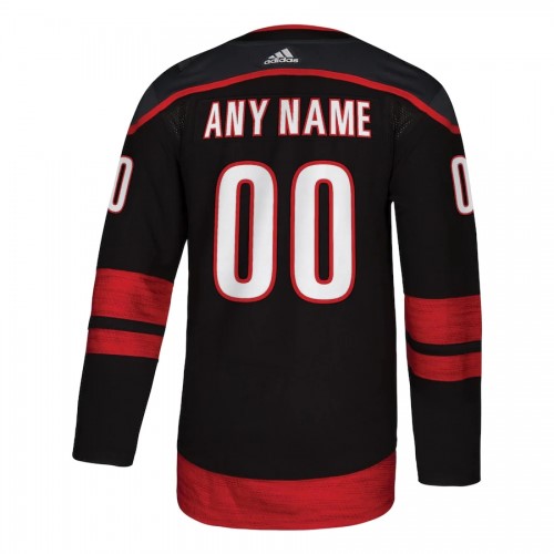 Men's Carolina Hurricanes adidas Black Alternate Authentic Custom Jersey Men's Carolina Hurricanes adidas Black Alternate Authentic Custom Jersey