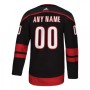 Men's Carolina Hurricanes adidas Black Alternate Authentic Custom Jersey Men's Carolina Hurricanes adidas Black Alternate Authentic Custom Jersey