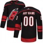 Men's Carolina Hurricanes adidas Black Alternate Authentic Custom Jersey Men's Carolina Hurricanes adidas Black Alternate Authentic Custom Jersey
