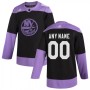 Men's New York Islanders adidas Black Hockey Fights Cancer Custom Practice Jersey Men's New York Islanders adidas Black Hockey Fights Cancer Custom Practice Jersey