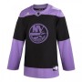 Men's New York Islanders adidas Black Hockey Fights Cancer Custom Practice Jersey Men's New York Islanders adidas Black Hockey Fights Cancer Custom Practice Jersey