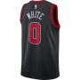 Men's Chicago Bulls Coby White #0 Jordan Brand Black 2020/21 Swingman Jersey - Statement Edition Men's Chicago Bulls Coby White #0 Jordan Brand Black 2020/21 Swingman Jersey - Statement Edition