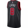 Men's Chicago Bulls Zach LaVine #8 Jordan Black 2020/21 Swingman Jersey - Statement Edition Men's Chicago Bulls Zach LaVine #8 Jordan Black 2020/21 Swingman Jersey - Statement Edition