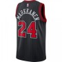Men's Chicago Bulls Lauri Markkanen #24 Jordan Black 2020/21 Swingman Jersey-Statement Edition Men's Chicago Bulls Lauri Markkanen #24 Jordan Black 2020/21 Swingman Jersey-Statement Edition