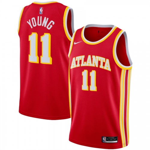Men's Atlanta Hawks Trae Young #11 Nike Red 2020/21 Swingman Jersey - Icon Edition Men's Atlanta Hawks Trae Young #11 Nike Red 2020/21 Swingman Jersey - Icon Edition