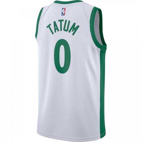 Men's Boston Celtics Jayson Tatum #0 Nike White 2020/21 Swingman Player Jersey – City Edition Men's Boston Celtics Jayson Tatum #0 Nike White 2020/21 Swingman Player Jersey – City Edition