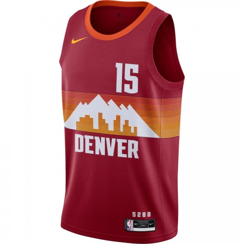 Men's Denver Nuggets Nikola Jokic #15 Nike Red 2020/21 Swingman Player Jersey – City Edition Men's Denver Nuggets Nikola Jokic #15 Nike Red 2020/21 Swingman Player Jersey – City Edition