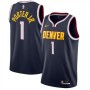 Men's Denver Nuggets Michael Porter Jr. #1 Nike Navy 2020/21 Swingman Jersey – Icon Edition Men's Denver Nuggets Michael Porter Jr. #1 Nike Navy 2020/21 Swingman Jersey – Icon Edition