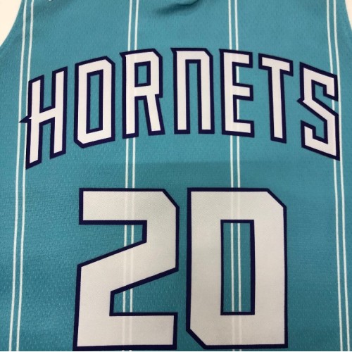 Men's Charlotte Hornets Hayward #20 Jordan Brand Blue 20/21 Swingman Jersey - Association Edition Men's Charlotte Hornets Hayward #20 Jordan Brand Blue 20/21 Swingman Jersey - Association Edition