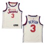 Men's Philadelphia 76ers Allen Iverson #3 Nike White Hardwood Classics Finished Swingman Jersey Men's Philadelphia 76ers Allen Iverson #3 Nike White Hardwood Classics Finished Swingman Jersey