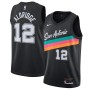 Men's San Antonio Spurs Lamarcus Aldridge #12 Nike Black 20/21 Swingman Jersey - City Edition Men's San Antonio Spurs Lamarcus Aldridge #12 Nike Black 20/21 Swingman Jersey - City Edition