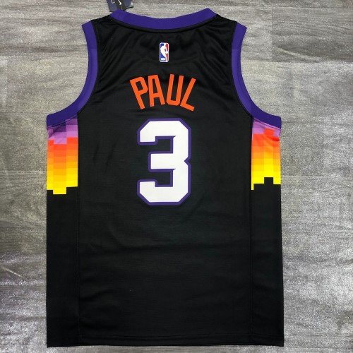Men's Phoenix Suns Chris Paul #3 Nike Black 2021 Swingman Jersey - City Edition Men's Phoenix Suns Chris Paul #3 Nike Black 2021 Swingman Jersey - City Edition