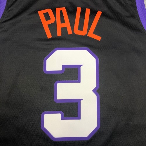Men's Phoenix Suns Chris Paul #3 Nike Black 2021 Swingman Jersey - City Edition Men's Phoenix Suns Chris Paul #3 Nike Black 2021 Swingman Jersey - City Edition