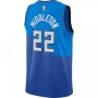 Men's Milwaukee Bucks Khris Middleton #22 Nike Blue 2020/21 Swingman Player Jersey – City Edition Men's Milwaukee Bucks Khris Middleton #22 Nike Blue 2020/21 Swingman Player Jersey – City Edition