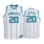 Men's Charlotte Hornets Hayward #20 Jordan Brand White 20/21 Swingman Jersey - Association Edition Men's Charlotte Hornets Hayward #20 Jordan Brand White 20/21 Swingman Jersey - Association Edition