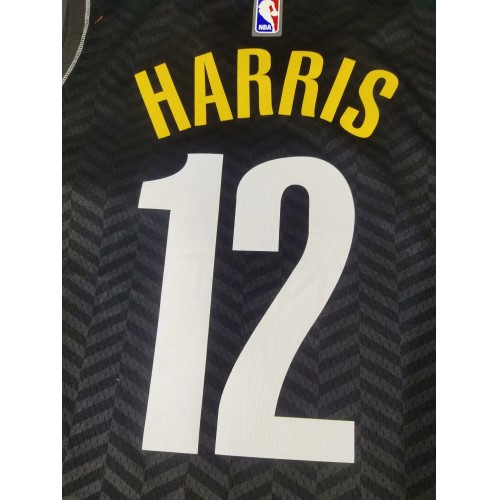 Men's Brooklyn Nets Joe Harris #12 Nike Black 2020/21 Swingman Jersey - City Edition Men's Brooklyn Nets Joe Harris #12 Nike Black 2020/21 Swingman Jersey - City Edition