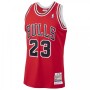 Men's Chicago Bulls Michael Jordan #23 Throwback Red 1997-98 Hardwood Classics Player Jersey Men's Chicago Bulls Michael Jordan #23 Throwback Red 1997-98 Hardwood Classics Player Jersey
