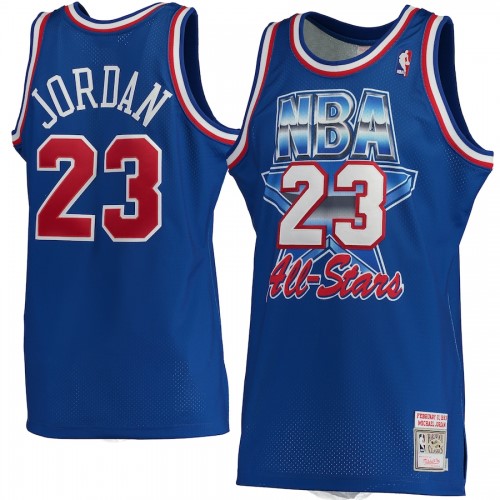 Men's Michael Jordan #23 Throwback Blue 1993 NBA All-Star Game Hardwood Classics Jersey Men's Michael Jordan #23 Throwback Blue 1993 NBA All-Star Game Hardwood Classics Jersey