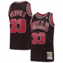 Men's Chicago Bulls Scottie Pippen #33 Throwback Black Hardwood Classics 95-96 Swingman Jersey Men's Chicago Bulls Scottie Pippen #33 Throwback Black Hardwood Classics 95-96 Swingman Jersey