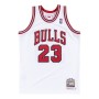 Men's Chicago Bulls Michael Jordan #23 Throwback White 1997-98 Hardwood Classics Player Jersey Men's Chicago Bulls Michael Jordan #23 Throwback White 1997-98 Hardwood Classics Player Jersey