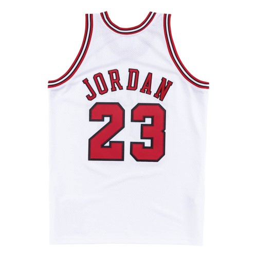 Men's Chicago Bulls Michael Jordan #23 Throwback White 1997-98 Hardwood Classics Player Jersey Men's Chicago Bulls Michael Jordan #23 Throwback White 1997-98 Hardwood Classics Player Jersey