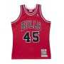 Men's Chicago Bulls Michael Jordan #45 Throwback Red 1994-95 Hardwood Classics Player Jersey Men's Chicago Bulls Michael Jordan #45 Throwback Red 1994-95 Hardwood Classics Player Jersey