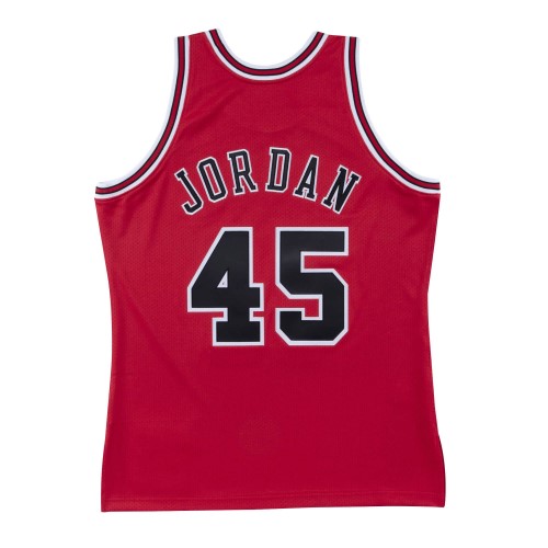 Men's Chicago Bulls Michael Jordan #45 Throwback Red 1994-95 Hardwood Classics Player Jersey Men's Chicago Bulls Michael Jordan #45 Throwback Red 1994-95 Hardwood Classics Player Jersey