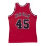 Men's Chicago Bulls Michael Jordan #45 Throwback Red 1994-95 Hardwood Classics Player Jersey Men's Chicago Bulls Michael Jordan #45 Throwback Red 1994-95 Hardwood Classics Player Jersey