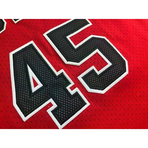 Men's Chicago Bulls Michael Jordan #45 Throwback Red 1994-95 Hardwood Classics Player Jersey Men's Chicago Bulls Michael Jordan #45 Throwback Red 1994-95 Hardwood Classics Player Jersey