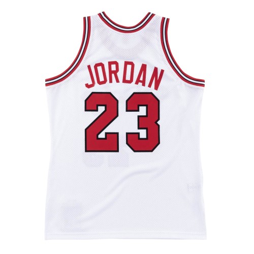 Men's Chicago Bulls Michael Jordan #23 Throwback White 1984-85 Hardwood Classics Player Jersey Men's Chicago Bulls Michael Jordan #23 Throwback White 1984-85 Hardwood Classics Player Jersey