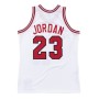 Men's Chicago Bulls Michael Jordan #23 Throwback White 1984-85 Hardwood Classics Player Jersey Men's Chicago Bulls Michael Jordan #23 Throwback White 1984-85 Hardwood Classics Player Jersey