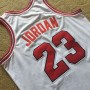 Men's Chicago Bulls Michael Jordan #23 Throwback White 1984-85 Hardwood Classics Player Jersey Men's Chicago Bulls Michael Jordan #23 Throwback White 1984-85 Hardwood Classics Player Jersey