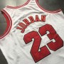 Men's Chicago Bulls Michael Jordan #23 Throwback White 1996-97 Hardwood Classics Player Jersey Men's Chicago Bulls Michael Jordan #23 Throwback White 1996-97 Hardwood Classics Player Jersey