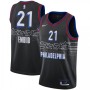 Men's Philadelphia 76ers Joel Embiid #21 Nike Black 2020/21 Swingman Player Jersey – City Edition Men's Philadelphia 76ers Joel Embiid #21 Nike Black 2020/21 Swingman Player Jersey – City Edition
