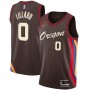 Men's Portland Trail Blazers Damian Lillard #0 Nike Brown 20/21 Swingman Player Jersey–City Edition Men's Portland Trail Blazers Damian Lillard #0 Nike Brown 20/21 Swingman Player Jersey–City Edition