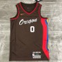 Men's Portland Trail Blazers Damian Lillard #0 Nike Brown 20/21 Swingman Player Jersey–City Edition Men's Portland Trail Blazers Damian Lillard #0 Nike Brown 20/21 Swingman Player Jersey–City Edition
