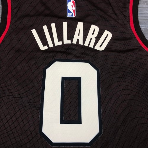 Men's Portland Trail Blazers Damian Lillard #0 Nike Brown 20/21 Swingman Player Jersey–City Edition Men's Portland Trail Blazers Damian Lillard #0 Nike Brown 20/21 Swingman Player Jersey–City Edition