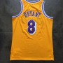 Men's Los Angeles Lakers Kobe Bryant #8 Throwback Yellow 1996-97 Hardwood Classics Jersey Men's Los Angeles Lakers Kobe Bryant #8 Throwback Yellow 1996-97 Hardwood Classics Jersey