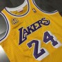 Men's Los Angeles Lakers Kobe Bryant #24 Throwback Yellow 2007-08 Hardwood Classics Jersey Men's Los Angeles Lakers Kobe Bryant #24 Throwback Yellow 2007-08 Hardwood Classics Jersey