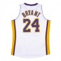 Men's Los Angeles Lakers Kobe Bryant #24 Throwback White 2009-10 Hardwood Classics Jersey Men's Los Angeles Lakers Kobe Bryant #24 Throwback White 2009-10 Hardwood Classics Jersey
