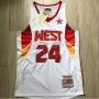 Men's All-Star West 2009 Kobe Bryant #24 White Hardwood Classics Jersey Men's All-Star West 2009 Kobe Bryant #24 White Hardwood Classics Jersey