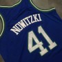Men's Dallas Mavericks Dirk Nowitzki #41 Throwback Blue 1998-99 Hardwood Classics Jersey Men's Dallas Mavericks Dirk Nowitzki #41 Throwback Blue 1998-99 Hardwood Classics Jersey
