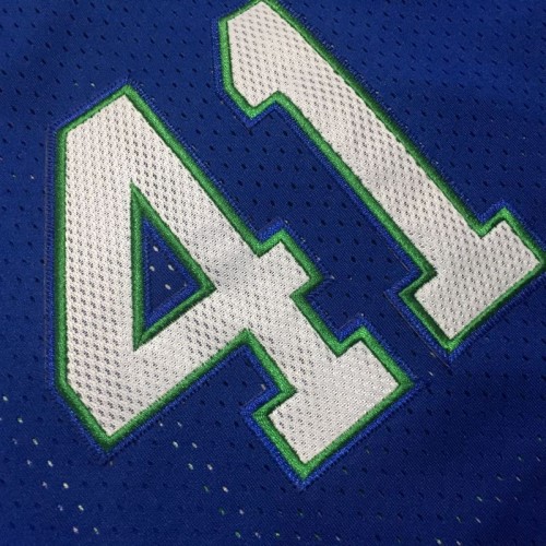 Men's Dallas Mavericks Dirk Nowitzki #41 Throwback Blue 1998-99 Hardwood Classics Jersey Men's Dallas Mavericks Dirk Nowitzki #41 Throwback Blue 1998-99 Hardwood Classics Jersey