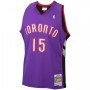 Men's Toronto Raptors Vince Carter #15 Throwback Purple 99-00 Hardwood Classics Jersey