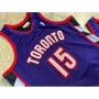 Men's Toronto Raptors Vince Carter #15 Throwback Purple 99-00 Hardwood Classics Jersey