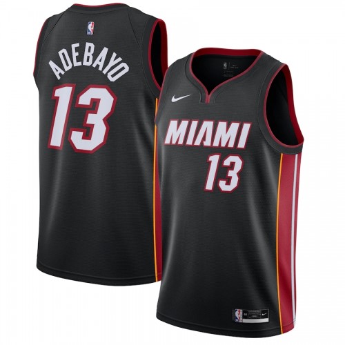 Men's Miami Heat Bam Adebayo #13 Nike Black 2020/21 Swingman Jersey – Icon Edition Men's Miami Heat Bam Adebayo #13 Nike Black 2020/21 Swingman Jersey – Icon Edition