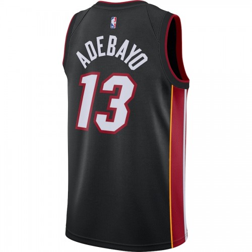 Men's Miami Heat Bam Adebayo #13 Nike Black 2020/21 Swingman Jersey – Icon Edition Men's Miami Heat Bam Adebayo #13 Nike Black 2020/21 Swingman Jersey – Icon Edition
