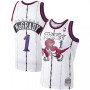 Men's Toronto Raptors Tracy McGrady #1 White 1998-99 Hardwood Classics Swingman Jersey Men's Toronto Raptors Tracy McGrady #1 White 1998-99 Hardwood Classics Swingman Jersey
