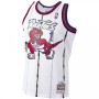 Men's Toronto Raptors Tracy McGrady #1 White 1998-99 Hardwood Classics Swingman Jersey Men's Toronto Raptors Tracy McGrady #1 White 1998-99 Hardwood Classics Swingman Jersey