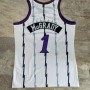 Men's Toronto Raptors Tracy McGrady #1 White 1998-99 Hardwood Classics Swingman Jersey Men's Toronto Raptors Tracy McGrady #1 White 1998-99 Hardwood Classics Swingman Jersey